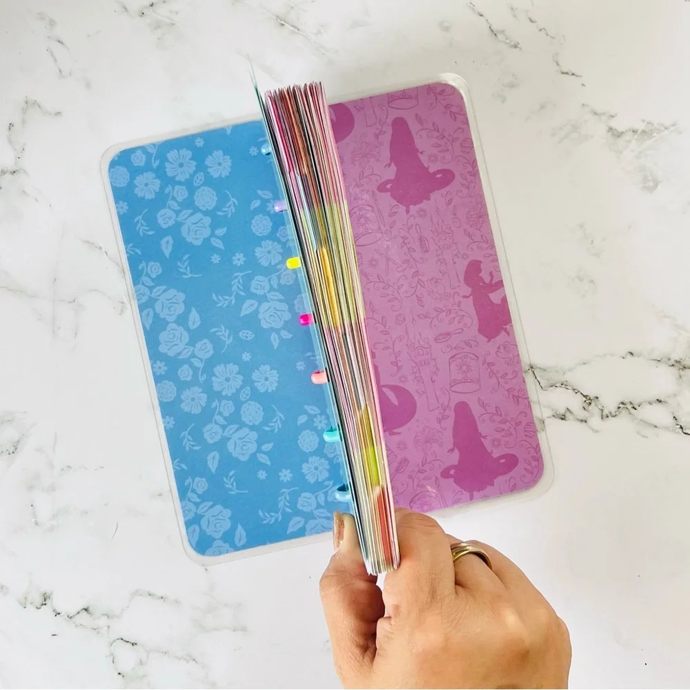 Disney Princess skinny mini happy planner size undated monthly and weekly layout